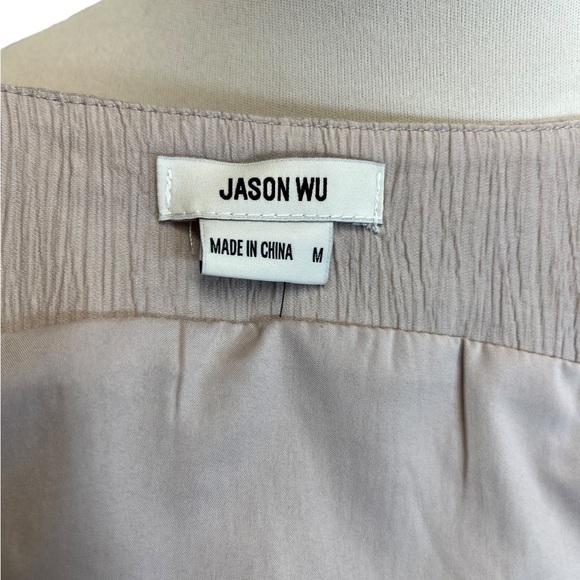 Jason Wu Beige/Gray Button Down Vest Akoya Shell Buttons - Picture 6 of 10